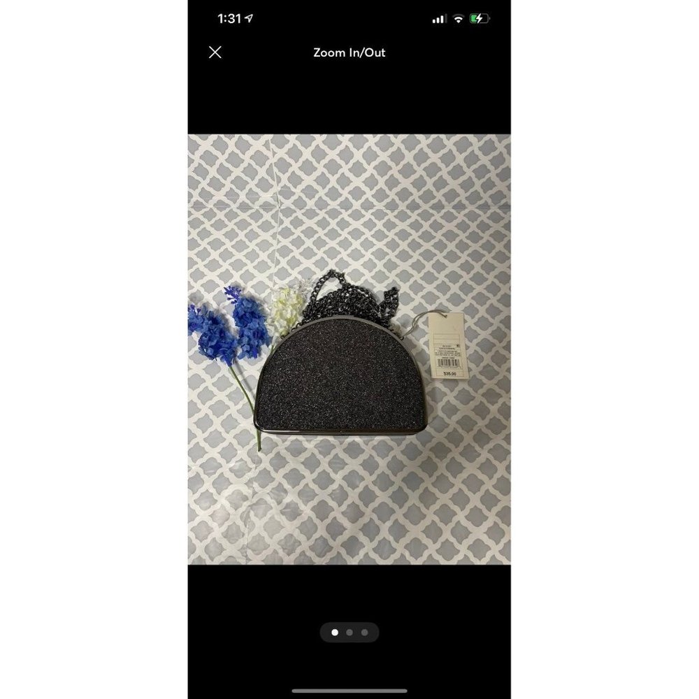 Metal crossbody bag